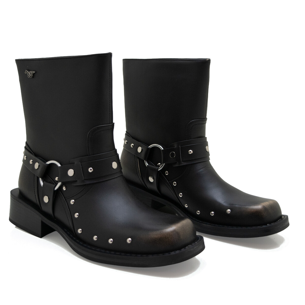 Botas - Country c/hebilla de Mujer - JY3344-3175 - Negro-gris 