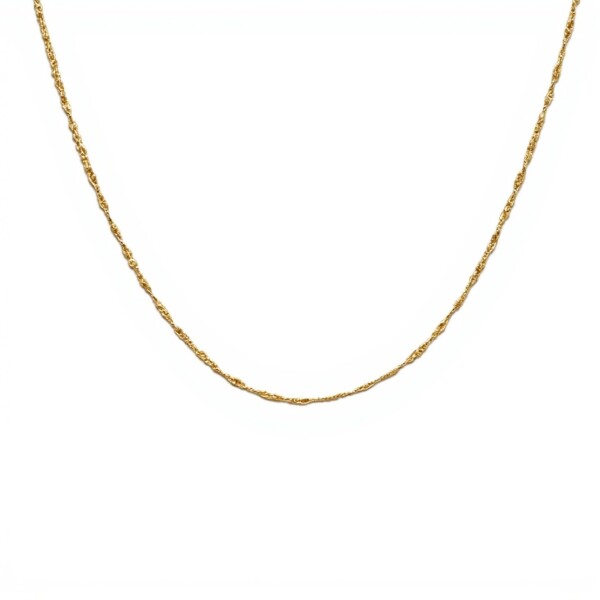 Cadena oro Singapur - Oro bajo - Sin Piedra - CD8088 sinpiedra