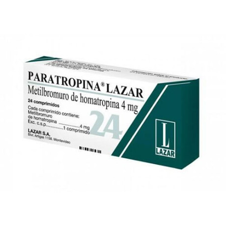 PARATROPINA X24 COMPRIMIDOS PARATROPINA X24 COMPRIMIDOS