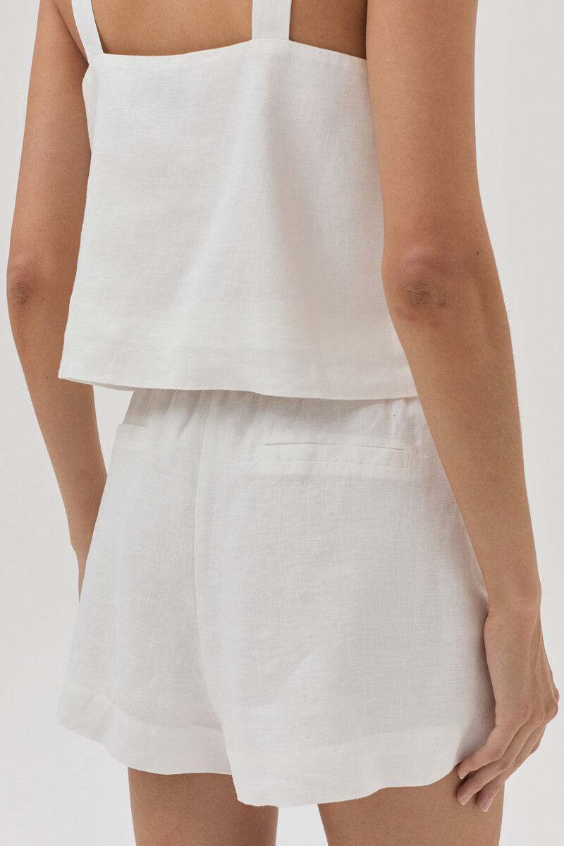 Short Olmo Blanco