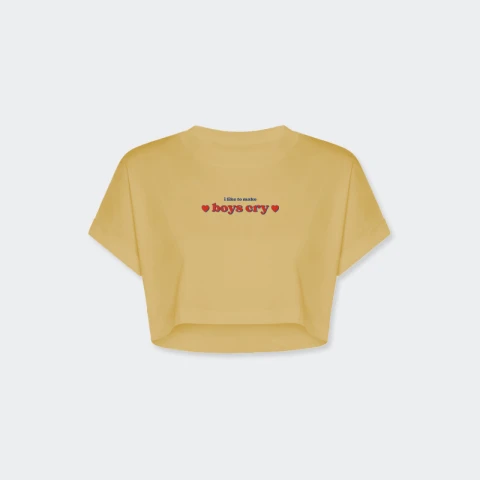 Remera Pulau BoysCry Amarillo