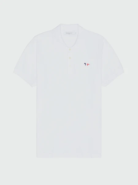 Remera estilo polo de algodón Celeste
