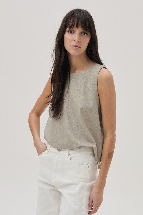 Top Delfino Plateado