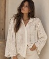 Camisa Paz manteca