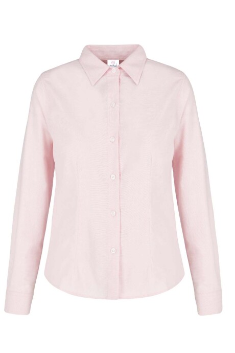 Camisa oxford manga larga dama Rosa