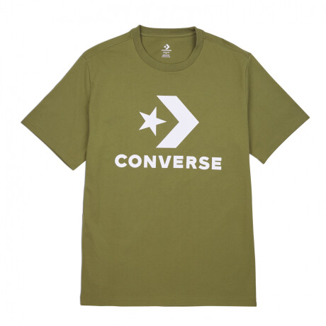 Remera Unisex Converse Chevron Verde Oliva