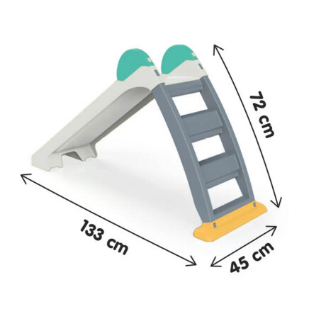 Tobogán Infantil Plástico Europeo C/Agua 72x133x45cm Tobogán Infantil Plástico Europeo C/Agua 72x133x45cm