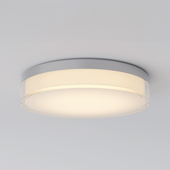 Plafón LED redondo negro 24W cálido Ø280mm dimerizable VK0016