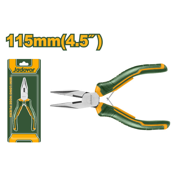 Alicate Mini Punta Larga 4.5" Jadever Alicate Mini Punta Larga 4.5" Jadever