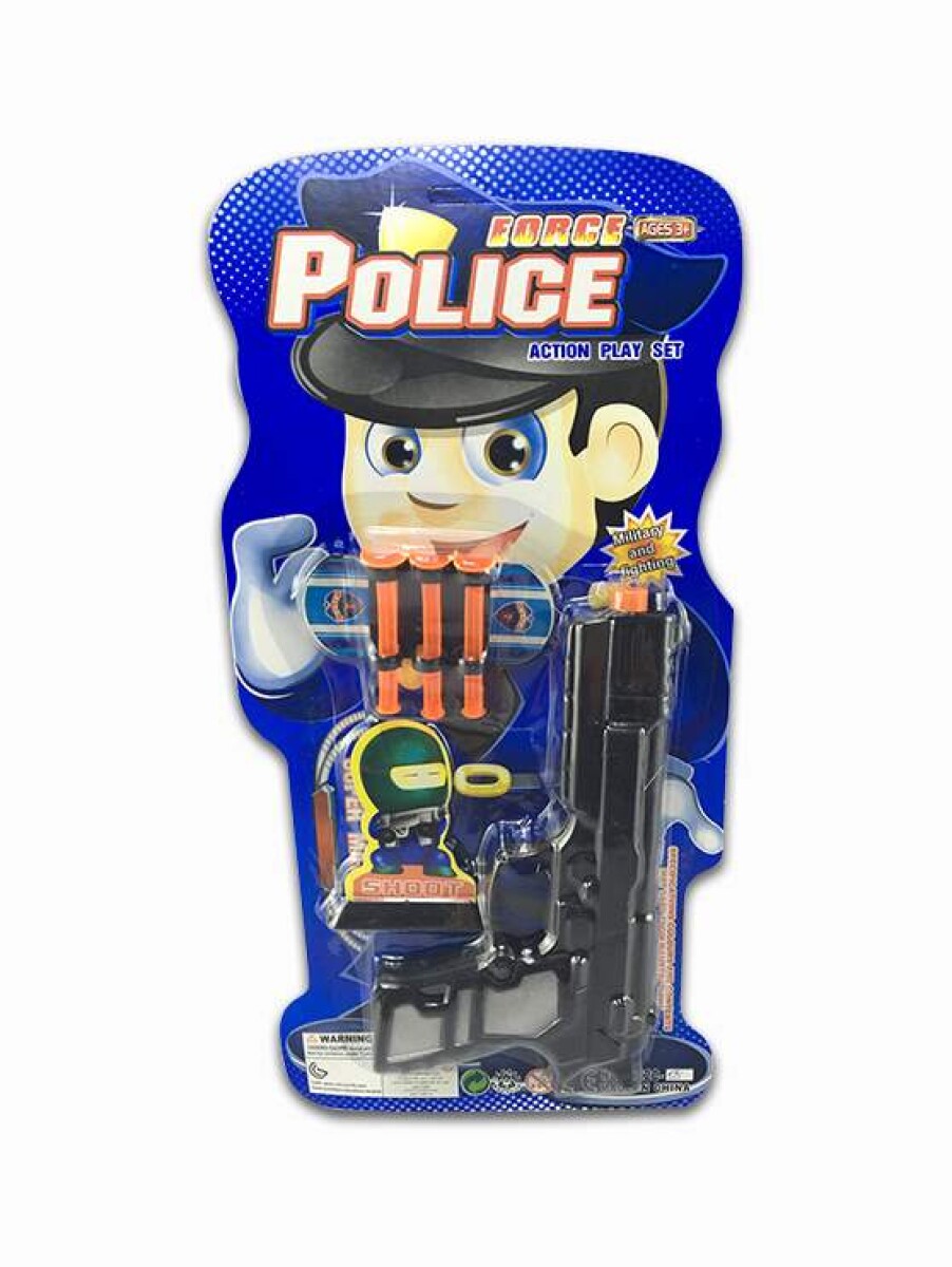 Arma Policia Con Ventosas 