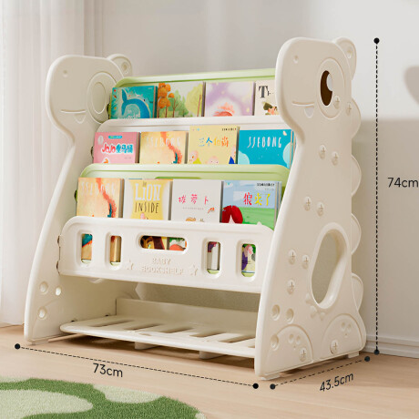 Biblioteca Infantil Mueble Organizador Zapatera Blanco