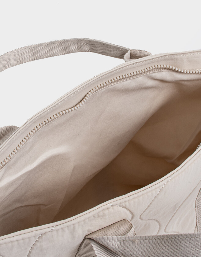 Shopper Puffy Cartera Shopper Acolchada - Marron Beige