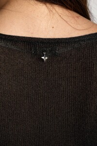 Sweater Lurex Negro