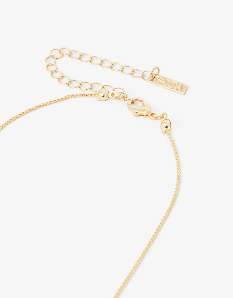 Collares Cortos Perla Choker Con Perlas - Blanco Crema