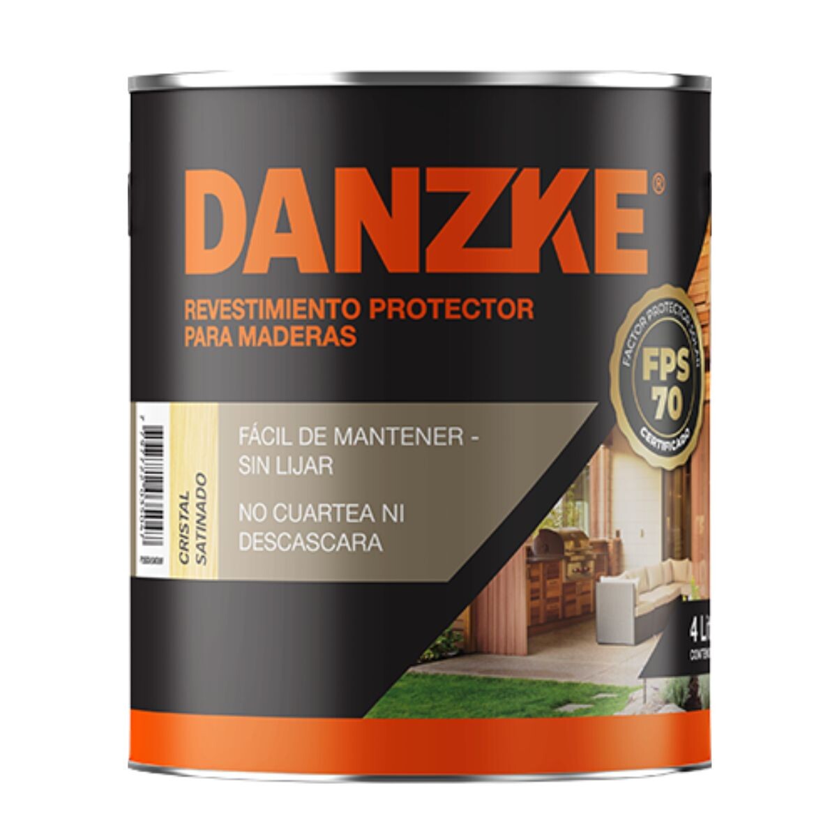 PROTECTOR DE MADERA LAZUR SATINADO 1L PETRILAC - Nogal 