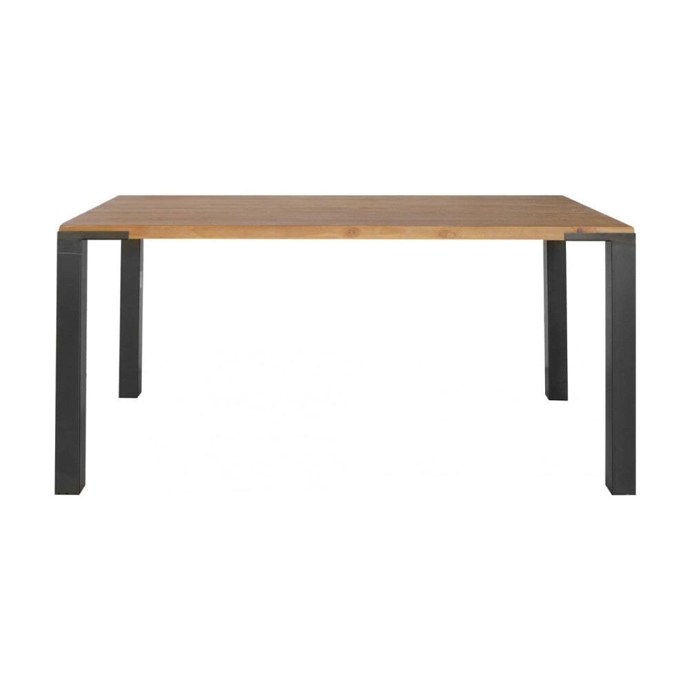 MESA DE COMEDOR MADERA-Y-METAL NATURAL-BEIGE MADISON