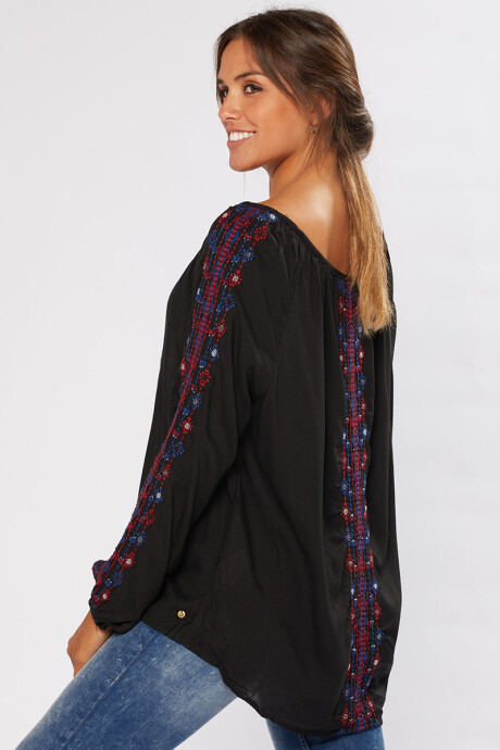 BLUSA CARMELA Negro