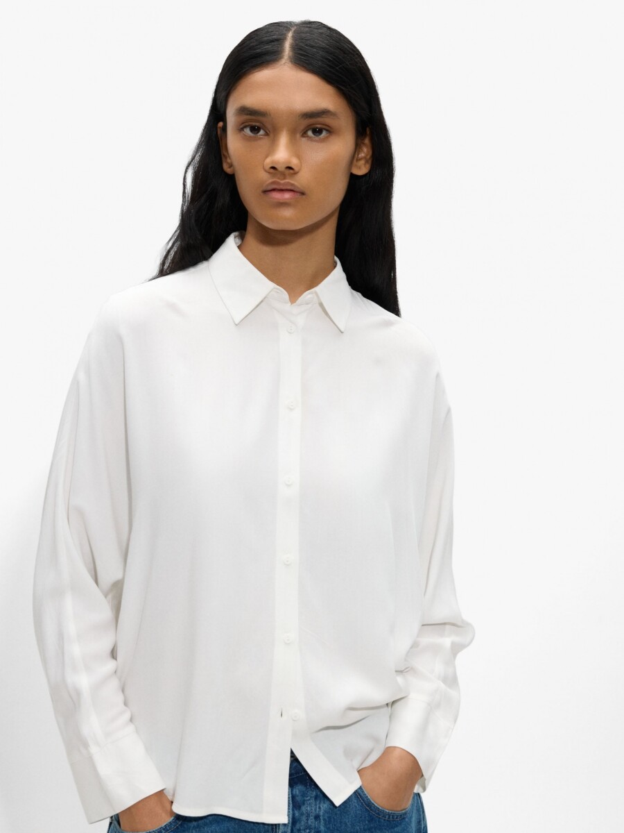 Camisa Manga Larga blanco