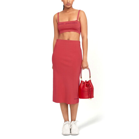 Marc Jacobs - Bolso bombonera de cuero, The Mini Bucket Rojo