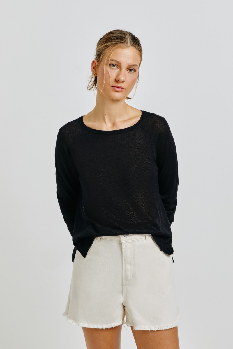 BLUSAO FEM - NEGRO 