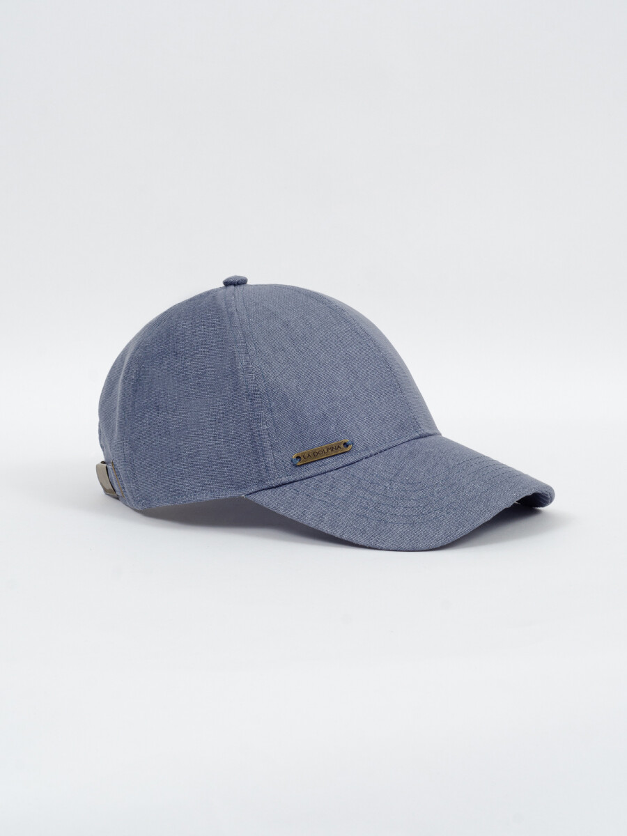 Gorra lino - azul 