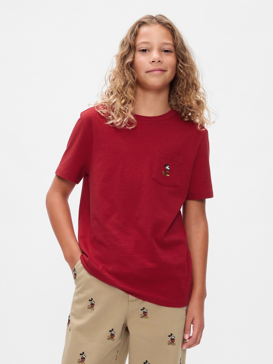 Remera Con Bolsillo Disney Niño - Sled 
