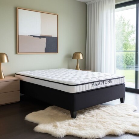Sommier 1 Plaza - Colchon Hamptons Hybrid Memory Foam 80X185 Sommier 1 Plaza - Colchon Hamptons Hybrid Memory Foam 80X185