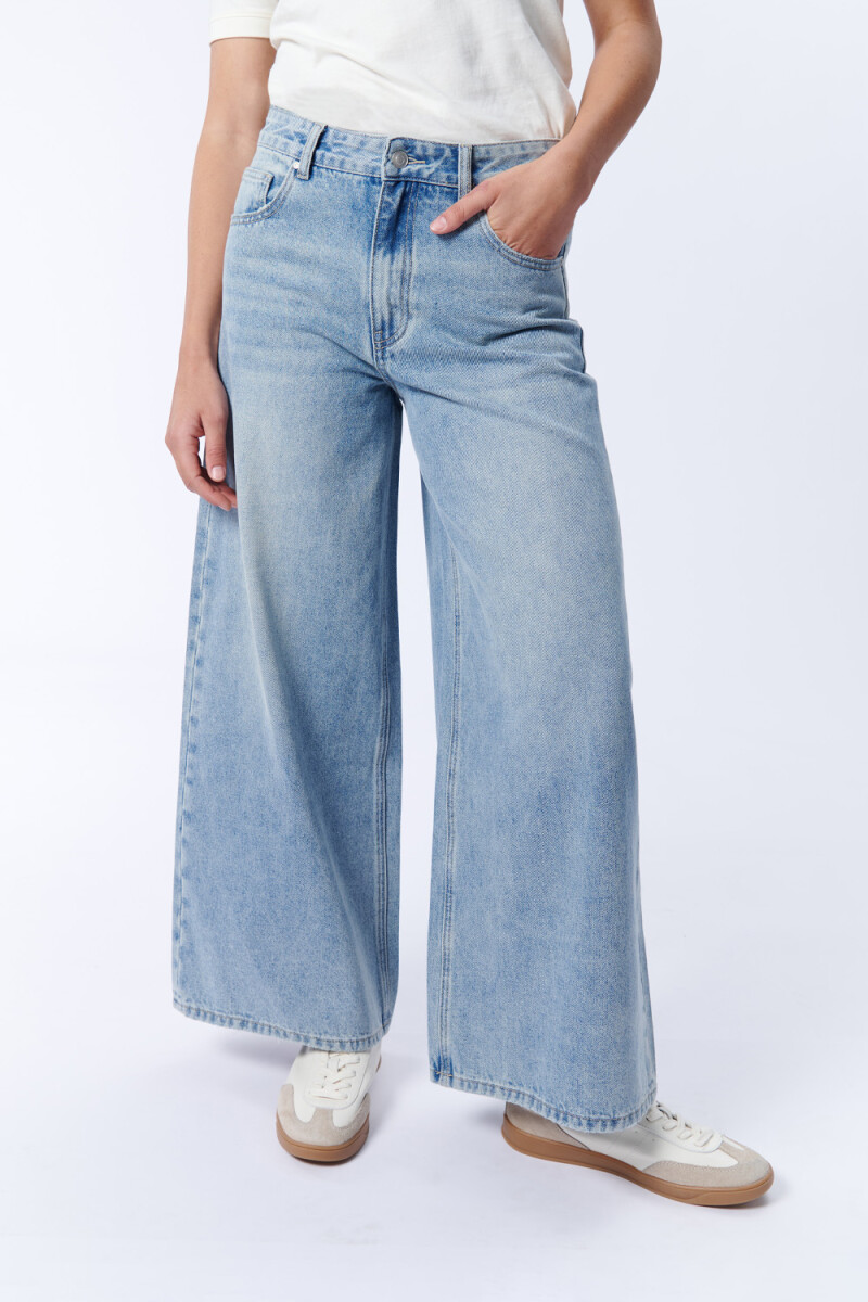 Pantalón De Jean Extra Azul Claro
