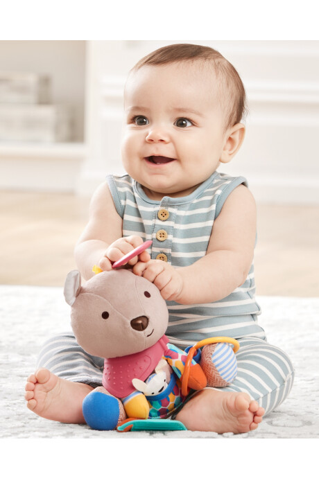 Peluche colgante multisensorial, diseño canguro Peluche colgante multisensorial, diseño canguro