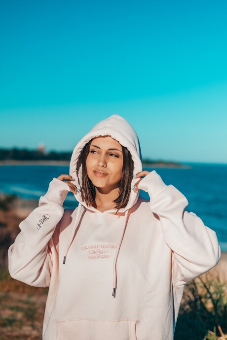 Hoodie Company Over Fit / Rosa U