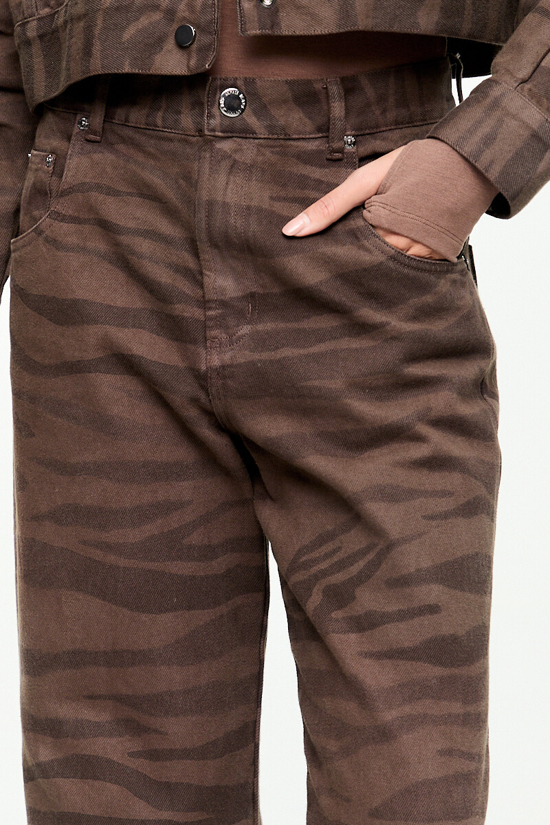 JEAN FLARE ANIMAL PRINT Animal Print
