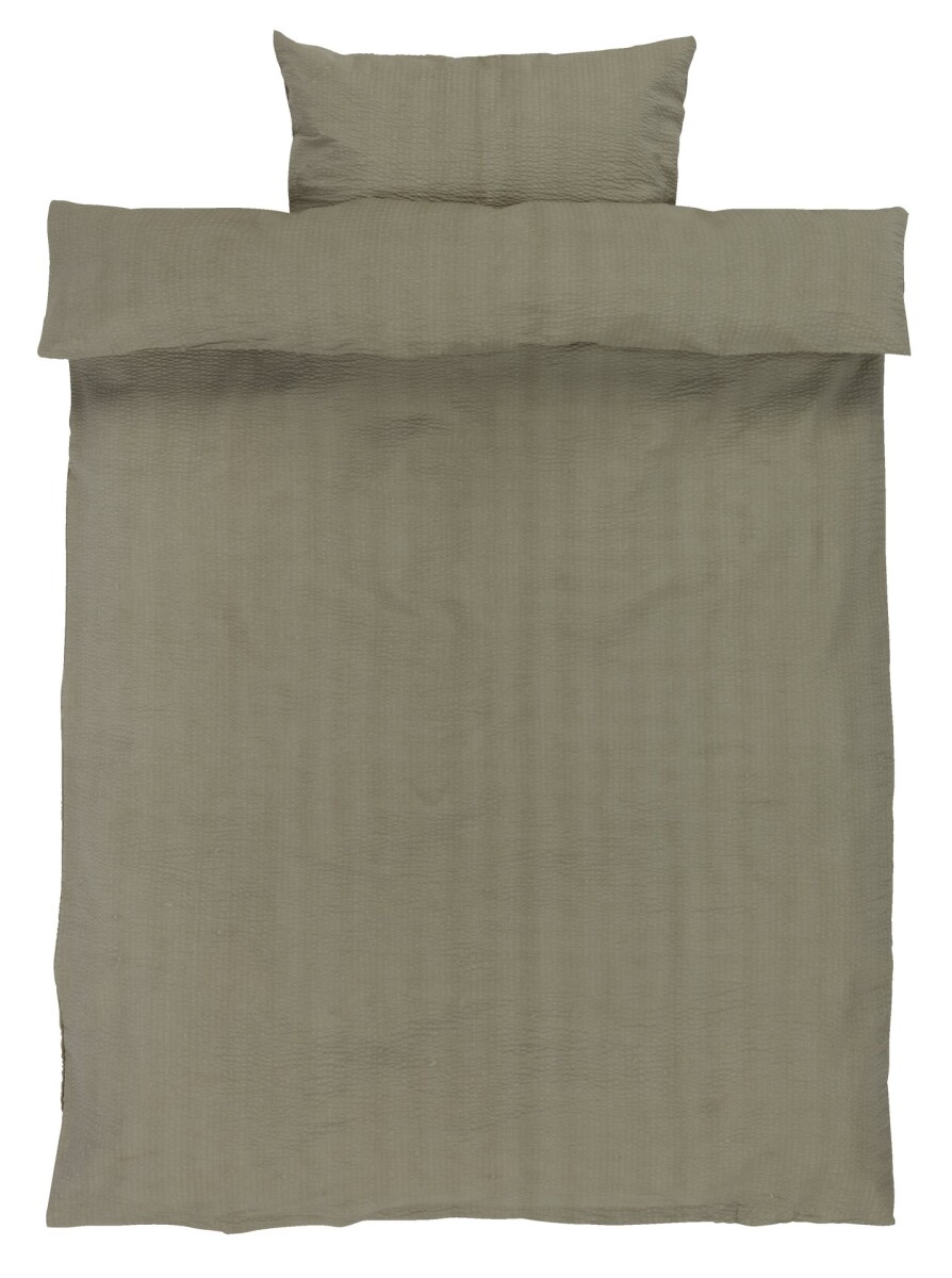 Juego funda nórdica milrayas TINNE 155x220 verde