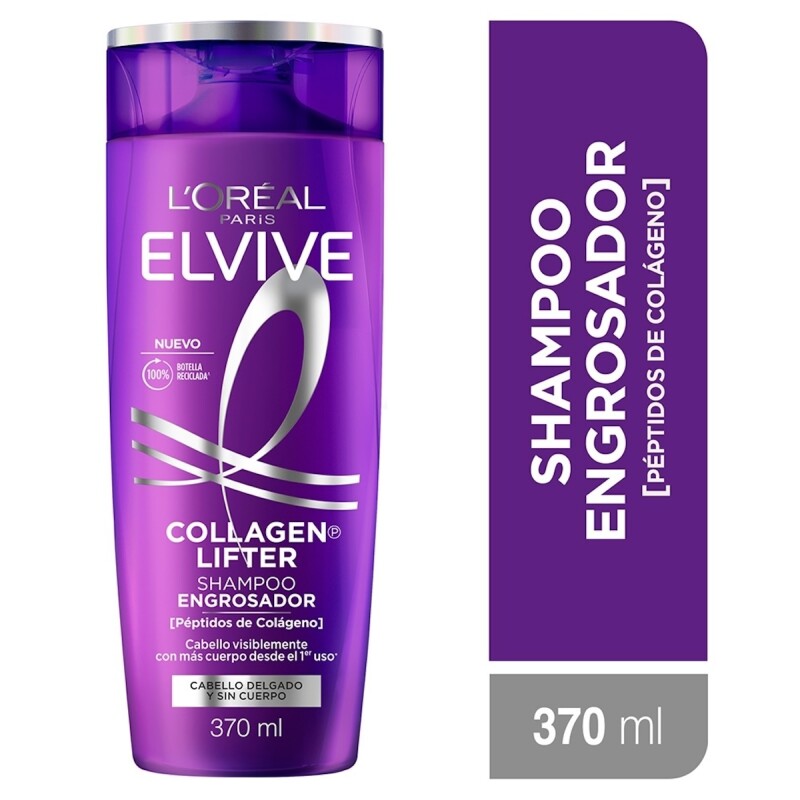 Shampoo L Oréal Paris Elvive Collagen Lifter 370 Ml. Shampoo L Oréal Paris Elvive Collagen Lifter 370 Ml.