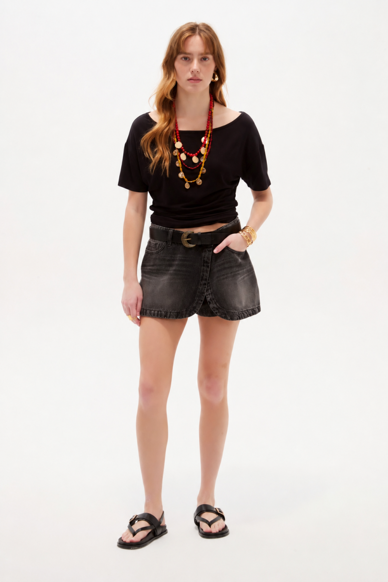 Remera Sodi - Negro 