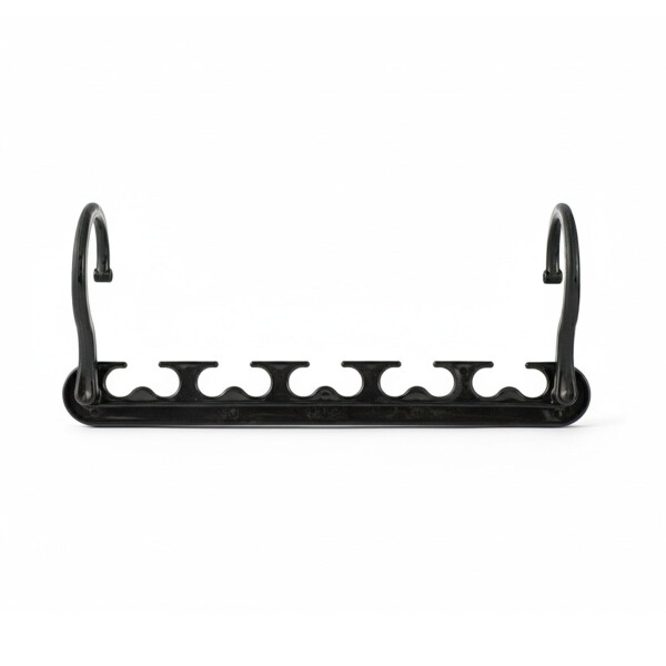 Organizador Perchas Plegable Horizontal Vertical 5 en 1 X4 Color Negro
