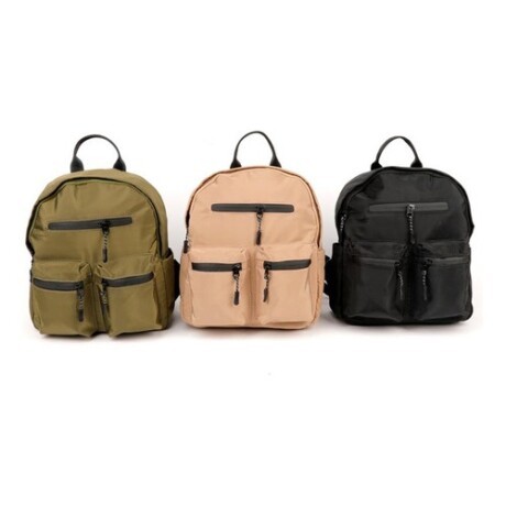 Mochila urbana Canva modelo Rumania en nylon Verde