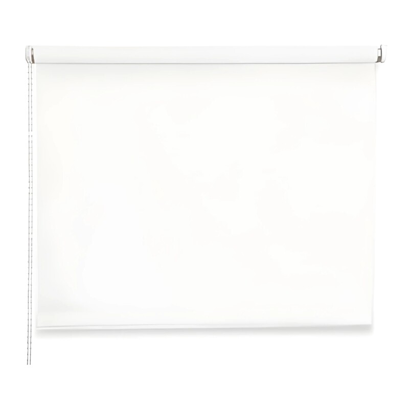 Cortina Roller Blackout Lumax 160x240 Cm Para Ventana Oscurecimiento Total Blanco