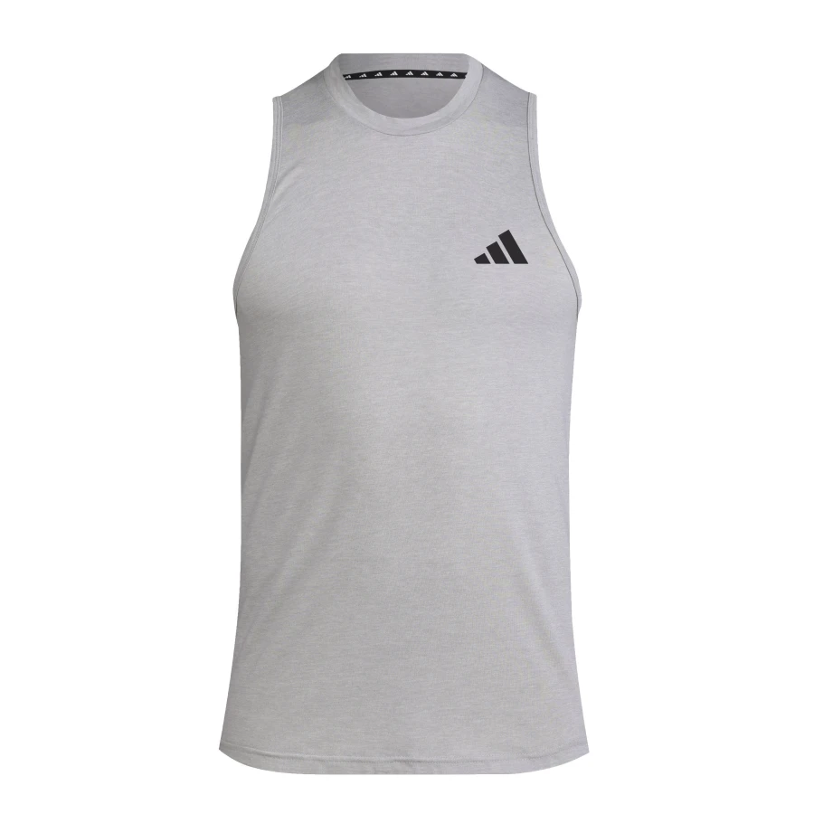 Musculosa de Hombre Adidas Train Essentials Gris - Negro