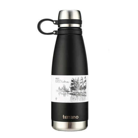 Botella Térmica Terrano 800ML Tapa Rosca NEGRO