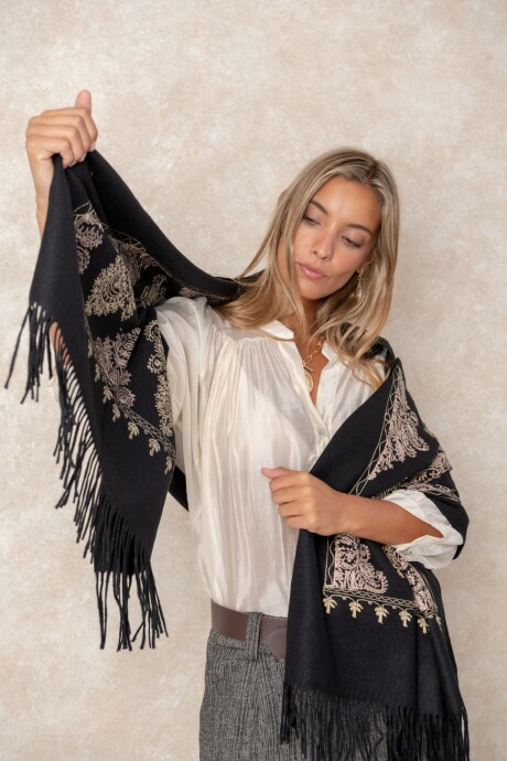 PASHMINA SIBILA Negro
