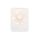 Ventilador plegable inalámbrico blanco