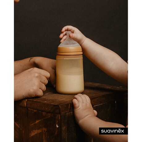 Mamadera Silicona +3M 240ml Tet Fisio SXPro Essence Suavinex Azul