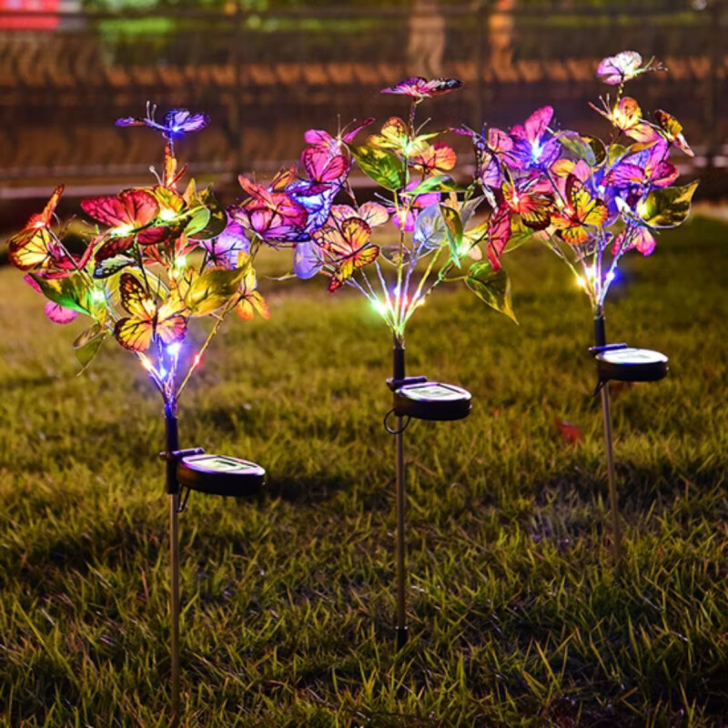 Mariposas con Luces Solares Mariposas con Luces Solares