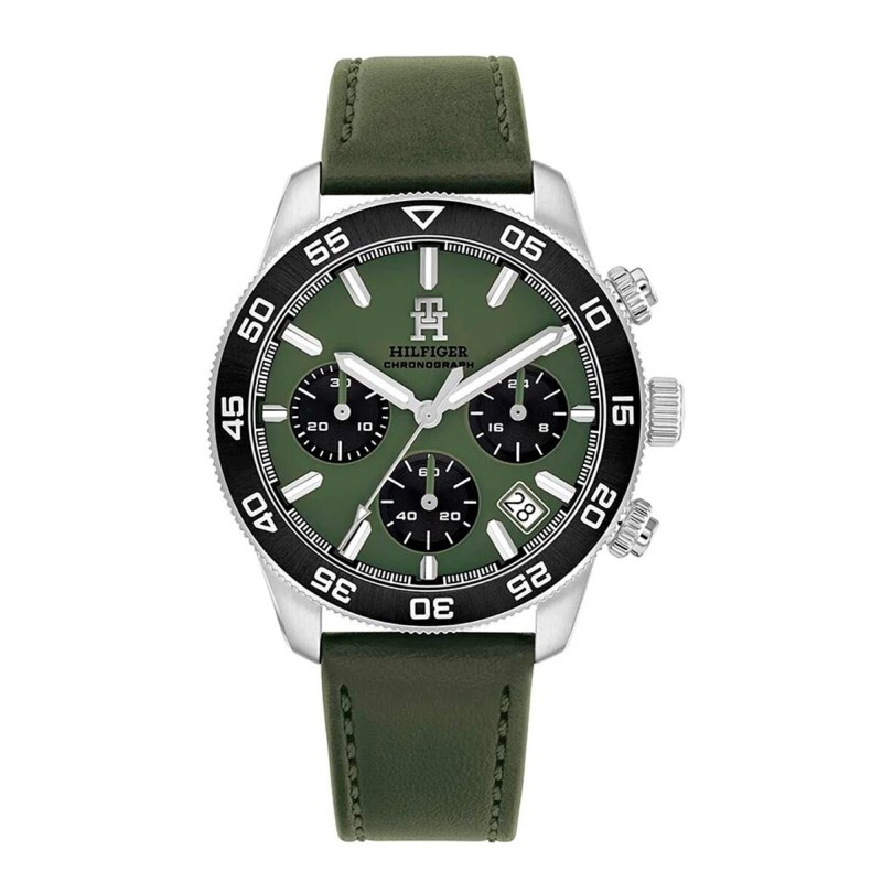 Reloj Tommy Hilfiger 1792188 para hombre color verde Verde