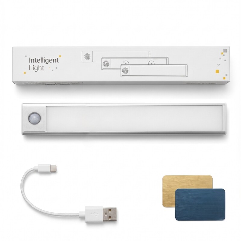 ARTEFACTO RECARGABLE MORAIS CON SENSOR DE MOVIMIENTO 40CM Lámpara Recargable Con Sensor De Movimiento Morais 40CM CCT Blanco