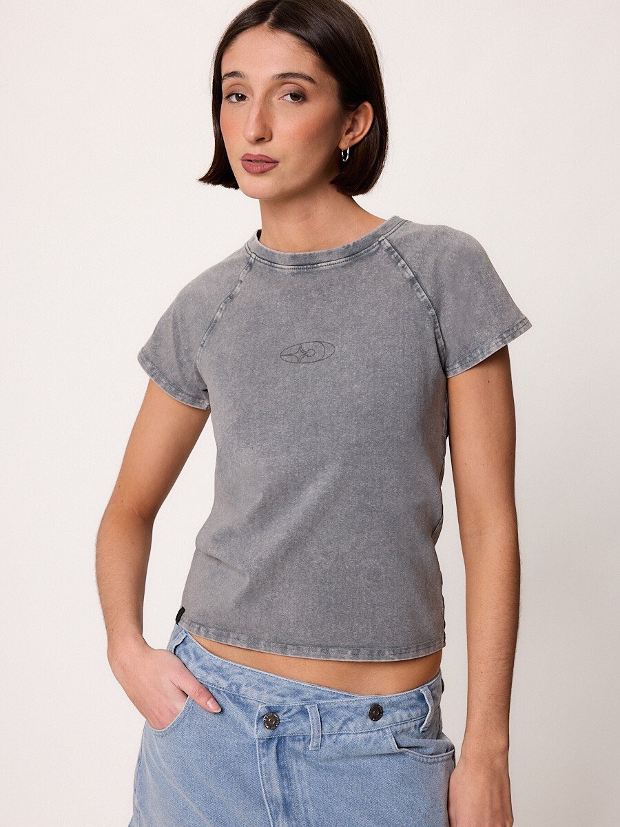 T-SHIRT M/C TISMA DIXIE Gris
