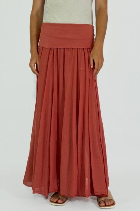 POLLERA BRENTA Ladrillo