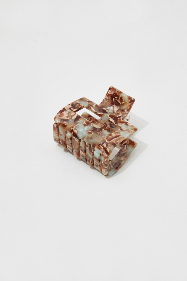 Pinza carey bicolor rosa