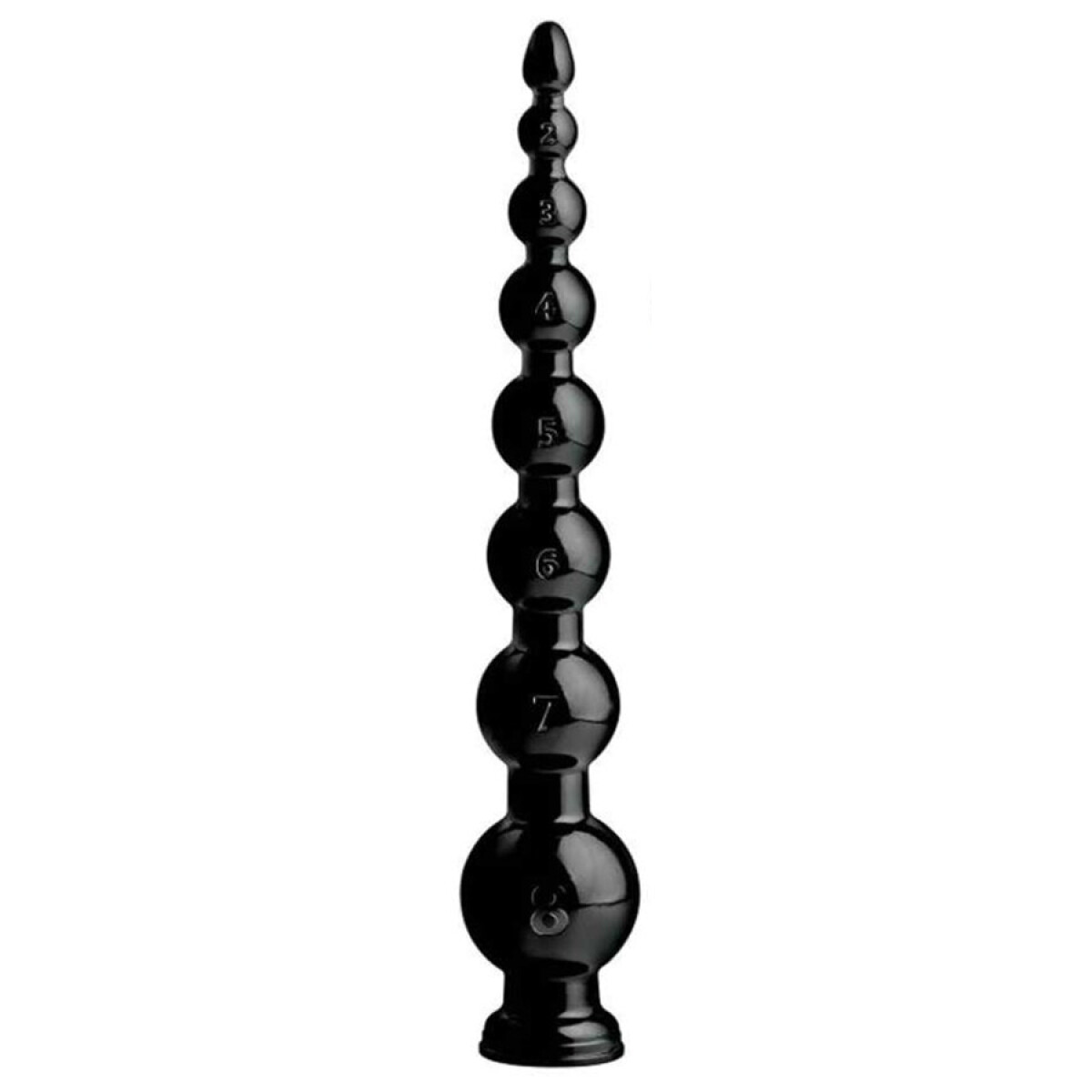 Dildo Graduated Beaded Hose con Ventosa 48cm 