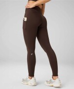 Leggings Cold Weather High-Waisted Pocket Mujer Cacao